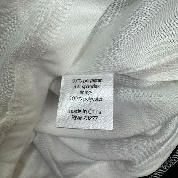 Apt. 9 Colorblock Cap Sleeve Textured A-Line Midi Dress Womens 6 Black White NWT - Picture 9 of 16